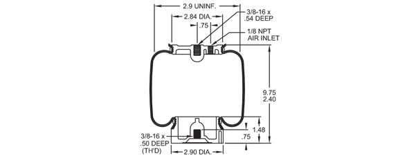 CONTITECH SC29-Y108 Air Spring CROSS REFERENCE