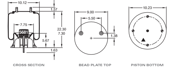 SAF HOLLAND 90557332 Air Spring CROSS REFERENCE